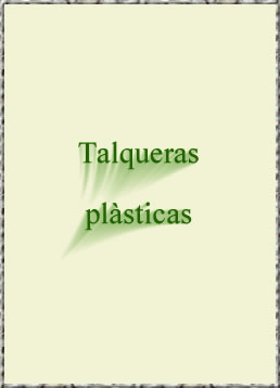 Talqueras plsticas